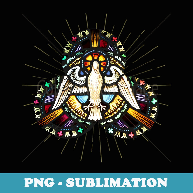 Holy Spirit, Trinity, Christianity Sign of Dove - Instant PNG Sublimation Download
