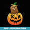 Funny Sea Otter Halloween Illustration Otters Lover - Unique Sublimation PNG Download