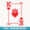 King Hearts Card Costume - Playing Cards - King of Hearts - Elegant Sublimation PNG Download