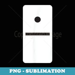 one blank dominoes halloween costume 1-0 domino game - retro png sublimation digital download