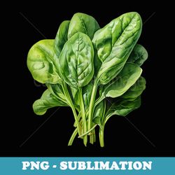 spinach lazy easy funny matching halloween vegetable leaves - retro png sublimation digital download