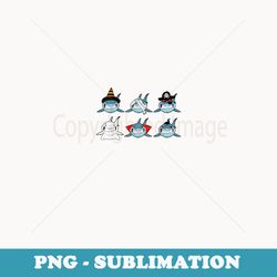 tu cute shark lover halloween party costume boy girl - png transparent sublimation file