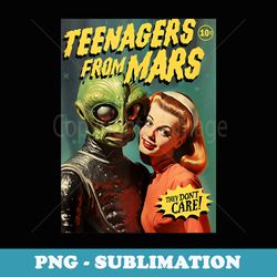 nagers from mars 1950s horror comic cover - premium sublimation digital download