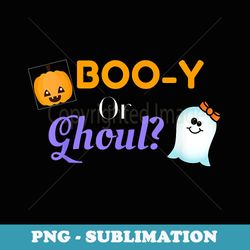 october halloween theme baby gender reveal - sublimation digital download
