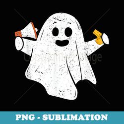 funny pe teacher ghost spooky vibes vintage halloween - high-resolution png sublimation file