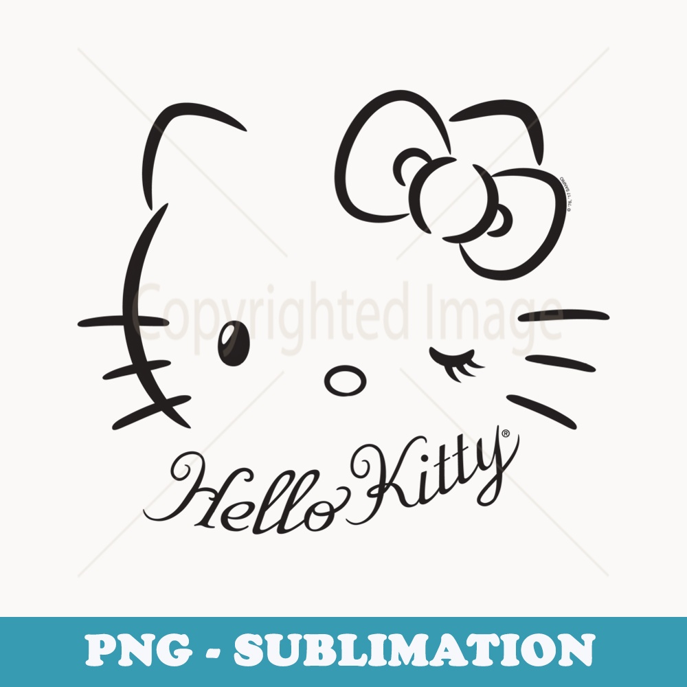 Hello Kitty Winking - Stylish Sublimation Digital Download