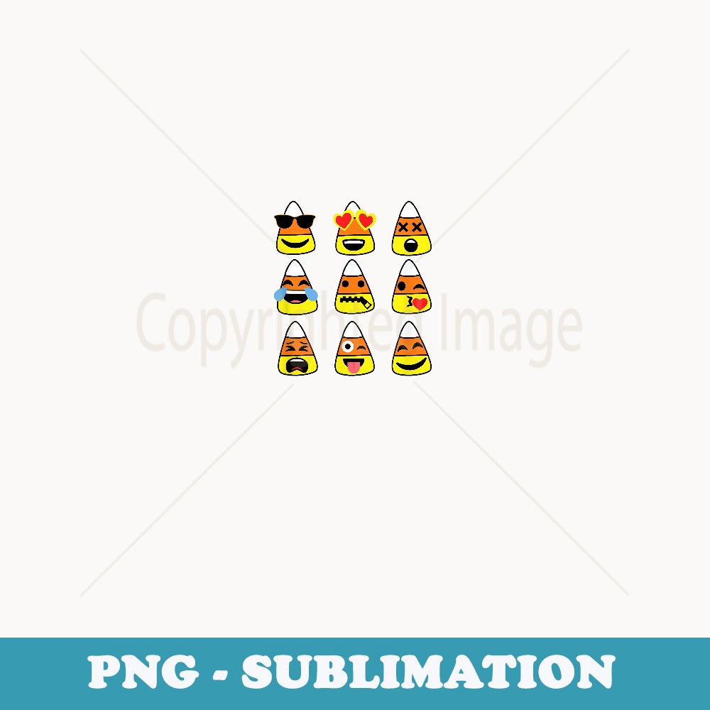 Halloween Candy Corn - Modern Sublimation PNG File
