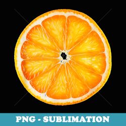 orange slice costume cute citrus fruit funny halloween - vintage sublimation png download