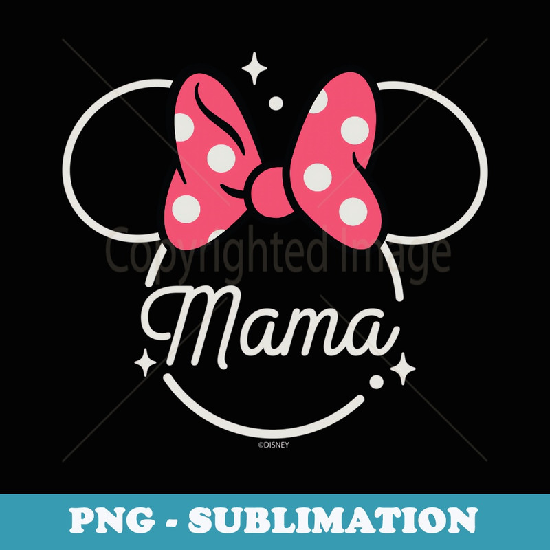 Disney Minnie Mouse Mama Head Icon Magic Motheru2019s Day - Premium Sublimation Digital Download
