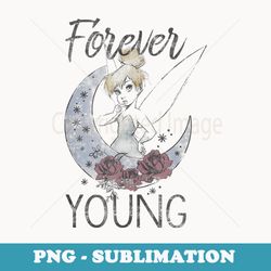 disney peter pan tinker bell forever young moon - modern sublimation png file