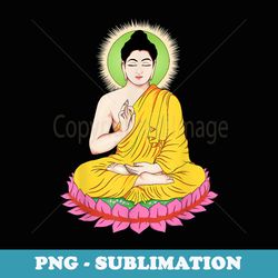 meditating buddha - elegant sublimation png download