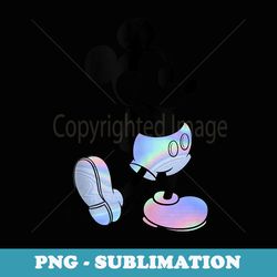disney mickey classic holographic mickey mouse - signature sublimation png file