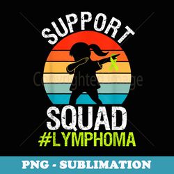 support squad lime green ribbon lymphoma awareness - exclusive png sublimation download