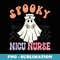 Spooky NICU Nurse Halloween Ghost Retro RN Neonatal Nurse - Stylish Sublimation Digital Download