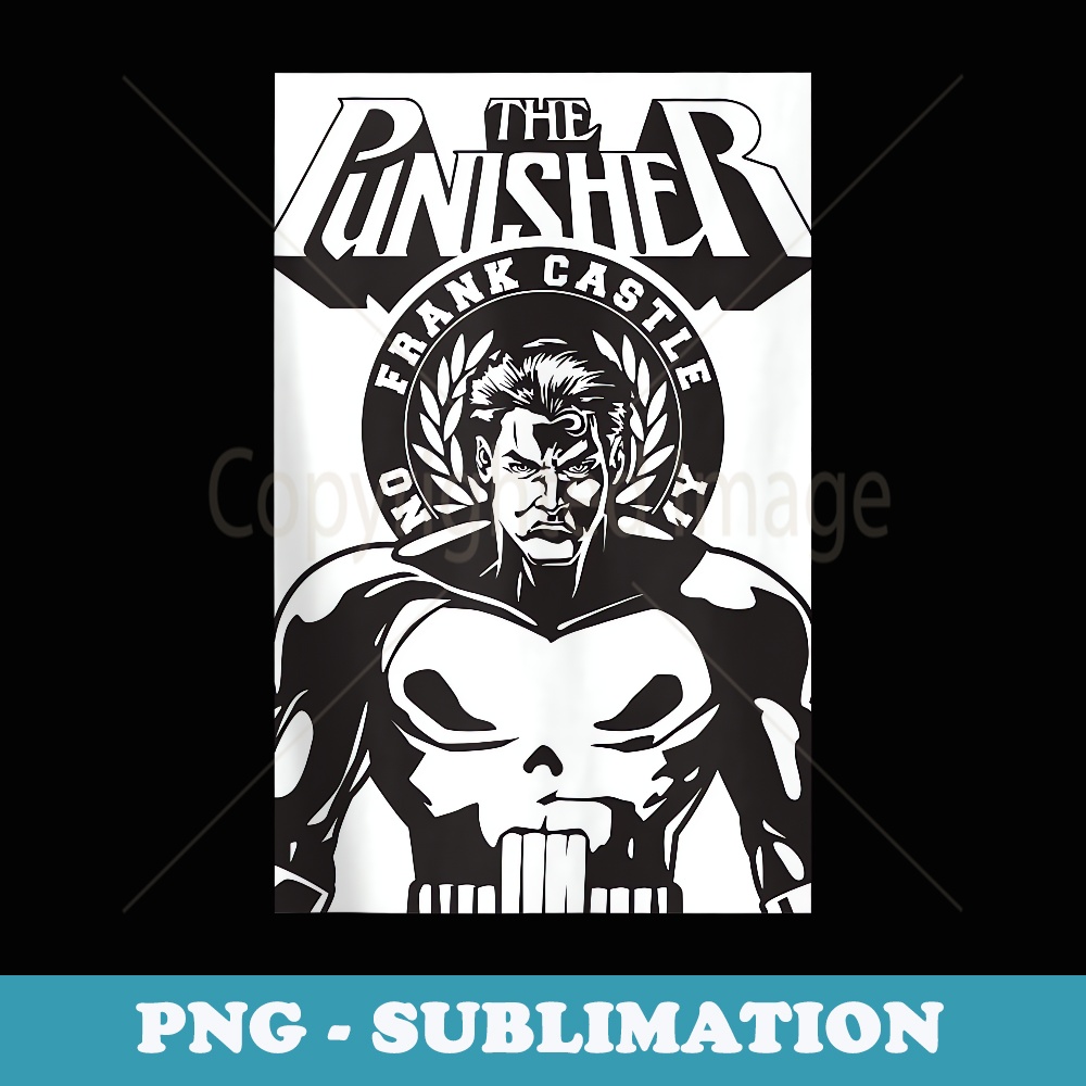 Marvel Punisher Frank Castle One Man Army - PNG Transparent Sublimation File