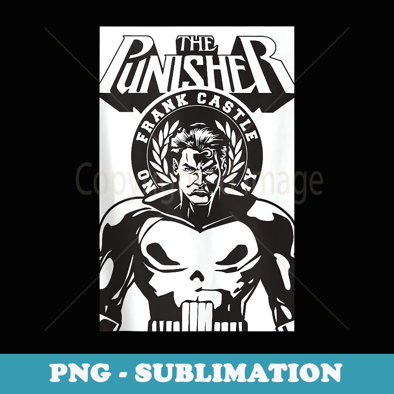 Marvel Punisher Frank Castle One Man Army - PNG Transparent Sublimation File