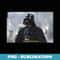 Star Wars Darth Vader Photo Realistic Heavy Breathing - Unique Sublimation PNG Download
