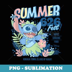 lilo & stitch - summer fest 626 kokaua town kaua'i hawaii