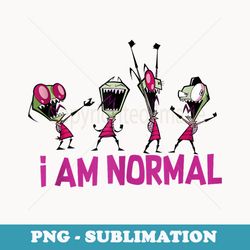 nickelodeon invader zim i am normal dance - high-resolution png sublimation file