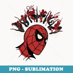 marvel spider-man 60th anniversary spidey sense web logo - exclusive sublimation digital file
