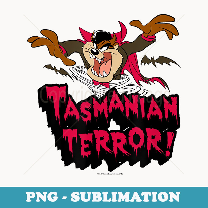 Looney Tunes Taz Terror - Sublimation Digital Download