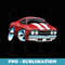 I'm Not Old I'm Classic Funny Muscle Car Cartoon Design - Exclusive PNG Sublimation Download