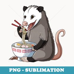 funny japanese kawaii ramen opossum - decorative sublimation png file