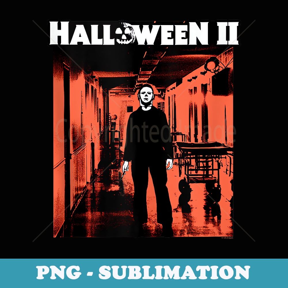 Halloween II Michael Myers Hospital - Trendy Sublimation Digital Download
