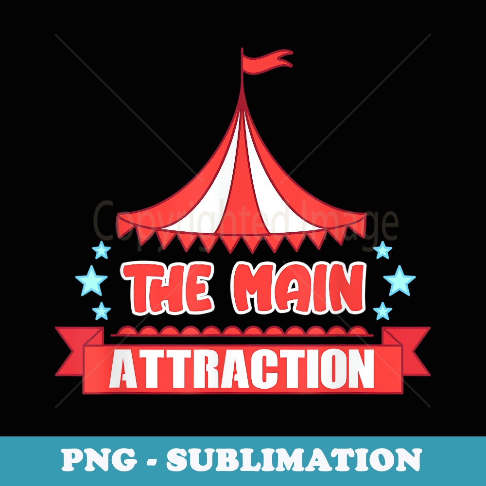 kids the attraction circus carnival children birthday party - Elegant Sublimation PNG Download