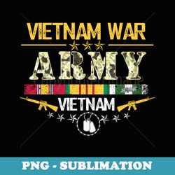 vietnam veteran war army t for those who served - special edition sublimation png file