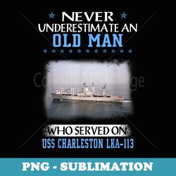 uss charleston lka-113 veterans day father day - elegant sublimation png download