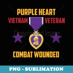 purple heart vietnam veteran - elegant sublimation png download