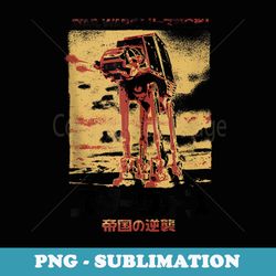 star wars japanese style the empire strikes back - retro png sublimation digital download