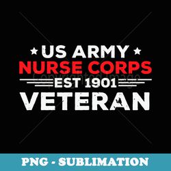 usa army nurse corps veteran patriotic - elegant sublimation png download