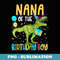 Nana Of The Birthday Boy Family Matching Dinosaur Squad - Creative Sublimation PNG Download