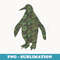 Military Penguin Camo Print US Bird Animal Veteran Men - Stylish Sublimation Digital Download