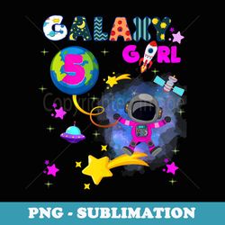 outer space galaxy girl party matching age - sublimation png file