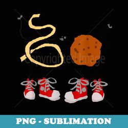 smilealottees funny spaghetti and meatballs - sublimation png file