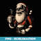 Funny Skeleton Christmas Santa Claus Coffee Xmas Outfit - Instant Sublimation Digital Download