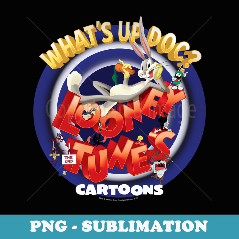 Looney Tunes Bugs Bunny What's Up Doc - Decorative Sublimation PNG File