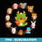 Chinese Lunar New Year 12 Animal Zodiac Signs Cute Dragon - Sublimation Digital Download