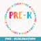 's Pre-K Teacher Back To School - Pre-K Crew - Instant Sublimation Digital Download
