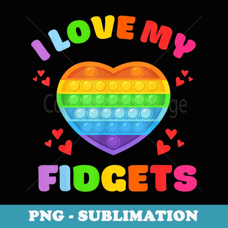 Push It Pop It Game Board Fidget Toy Back to School - Special Edition Sublimation PNG File