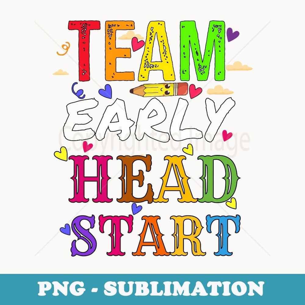 Teacher Early Childhood Education Preschool Head Start Crew - Vintage Sublimation PNG Download