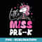 Back To School Girls Little Miss Pre-K - PNG Sublimation Digital Download