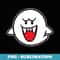 Nintendo Super Mario Boo Character Portrait - Aesthetic Sublimation Digital File
