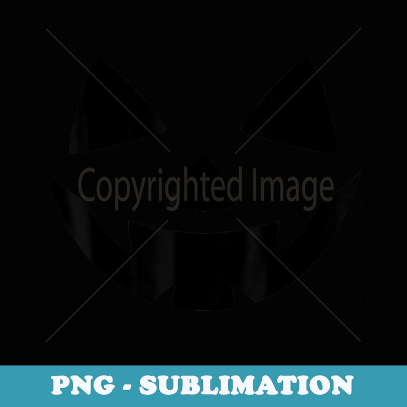 Men's 's Pumpkin Monster Face Halloween Costume - Professional Sublimation Digital Download