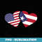 Puerto Rico USA Flag T Heart Puerto Rican Americans - Special Edition Sublimation PNG File