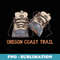 Oregon Coast Trail Hiking Boots Graphic - PNG Sublimation Digital Download