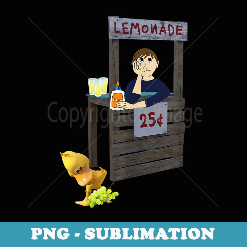 The Duck Song - Got Any Grapes - PNG Transparent Sublimation File
